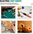 Honoson 22 Pieces Electric Hot Knife Cutter Tool Include Heated Knife Plastic - Image 6