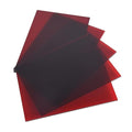 5 Pack Acrylic Sheet Red Transparent Colored Translucent Sheets Easy to Cut by Custign