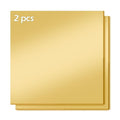 Gold Mirror Acrylic Sheets, 2 Pack 12" x 12" Square Acrylic Sheets 1/8" Thick by JINMURY