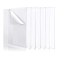 7 Pack Clear Plexiglass Sheets 8×12" Acrylic Plexiglass Sheets by YSTIME