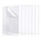 7 Pack Clear Plexiglass Sheets 8×12" Acrylic Plexiglass Sheets by YSTIME
