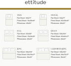 ettitude 100% Lyocell Organic King Pillowcase Set – Silky, Breathable, - Image 2