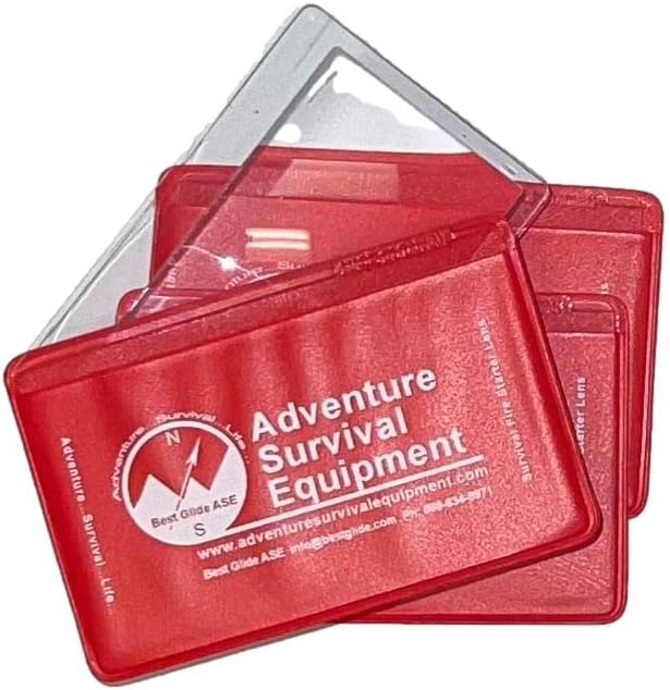 Best Glide ASE Credit Card Size Fresnel Lens Fire Starter and Magnifier Lenses - Image 4