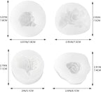 4 Pcs 3D Flower Candle Silicone Molds, Gardenia Shape - Image 2