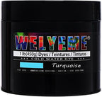 Cold Water Dye Turquoise 1lb, Tie Dye Powder, Fabric Dye Powder by WELYEME