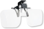 Carson Clip and Flip 2x Power Magnifying Lens | Handsfree Wearable Magnifier by Carson