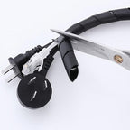 Spiral Cable Wrap -25 Ft 3/8" Cable Management Sleeve Organizer - Image 7