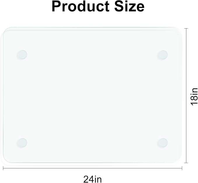 Tempered Glass Cutting Board, 18x24" Cutting Board - Image 2