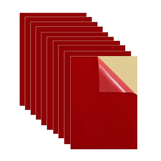 10 PCS Sticky Felt Sheets, Self Adhesive Felt Sheet, 8.3" x 11.8" Self Adhesive by Unknown