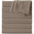 Maple&Stone King Flat Sheet 6 Pack, Premium Soft & Breathable, Brushed by MapleStone
