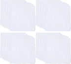 White Bandana for Tie Dye Party Supplies Plain Solid Cotton Large Headband Head by RJMBMUP