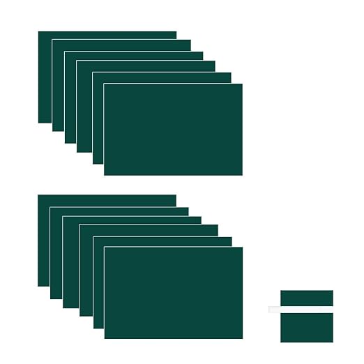 XLNT TECH Engraving Blank Materials ABS Double Color Plastic Sheet, Dark by MaterialsParts