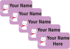 Personalized Name Labels for Kids – 60 Waterproof Peel-and-Stick Labels for by GILBIN