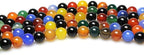 MJDCB AAA Natural Multicolor Agate Beads Round Colorful Stone Energy Healing - Image 6