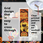 INFUNLY Halloween Cross Stitch Bookmarks Kit Evil Pumpkin Handmade Cross Stitch - Image 3