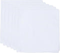 White Bandana for Tie Dye Party Supplies Plain Solid Cotton Large Headband Head by RJMBMUP