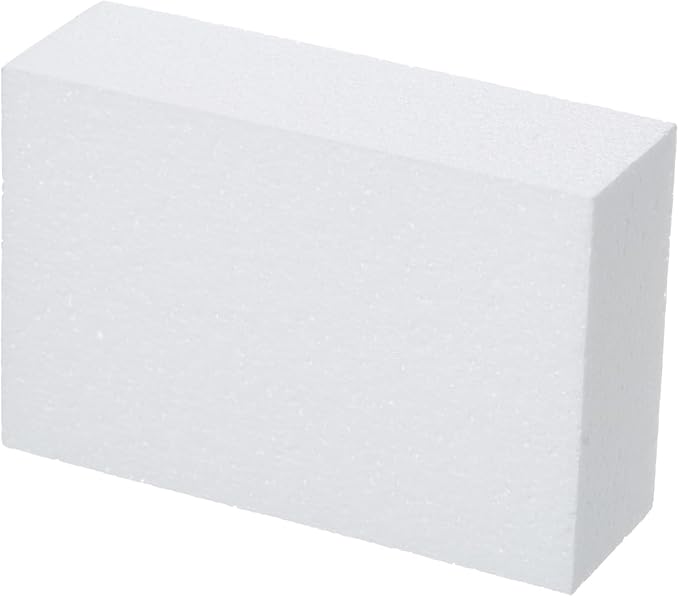Crafare 8 Pack Craft Foam Blocks 6X4X2in Polystyrene Brick Rectangle - Image 7