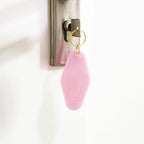 10pcs Blank Hotel Keychains Bulk Vintage Motel Keychain Vinyl Keychains Gold - Image 2