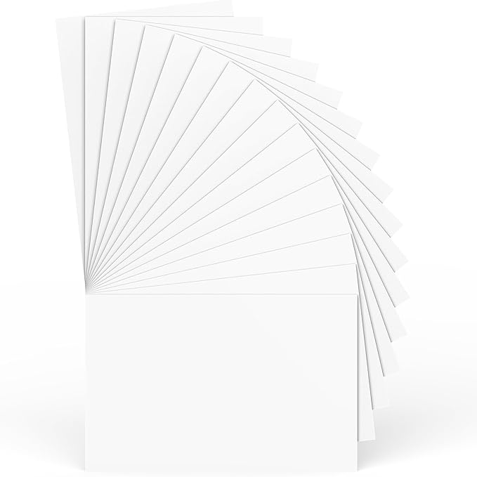White HTV Heat Transfer Vinyl Bundle 16 Pack 12" x 10" HTV Vinyl Sheets T-Shirt by YUITCE