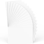 White HTV Heat Transfer Vinyl Bundle 16 Pack 12" x 10" HTV Vinyl Sheets T-Shirt by YUITCE