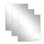 3 Pack A3 Silver Mirrored Acrylic Sheets, 16 x 12 Inch | 1/8 inch Thickness by KEJJNYER