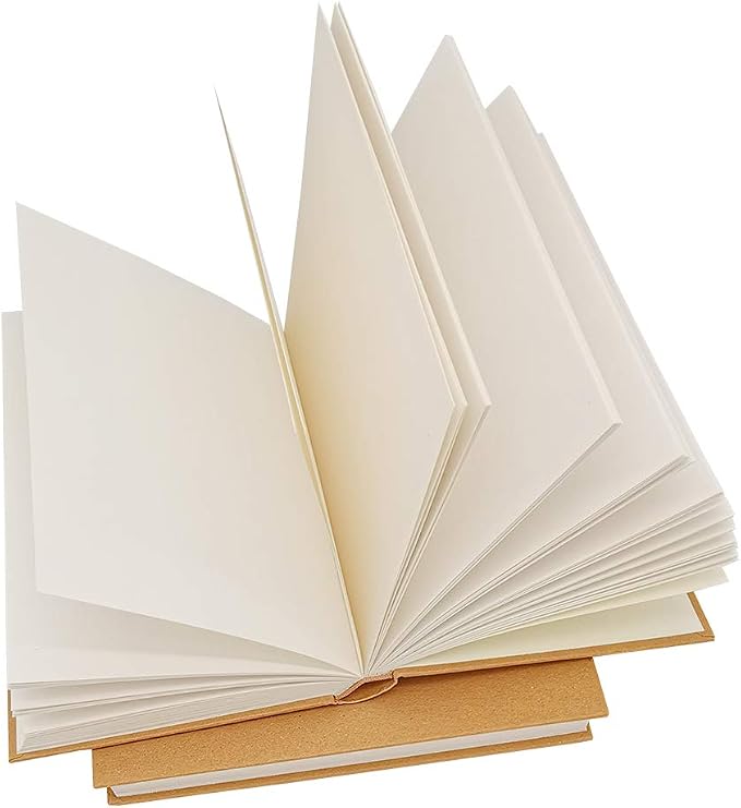 8.5x11 Sketch Book, 240 Sheets, Hardcover Bound Sketch Notebook, 120 Sheets Each - Image 3