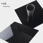 Black Acrylic Sheets, 4 Pack 12" x 12" x 1/8" Thick Black Opaque Glossy Acrylic - Image 4
