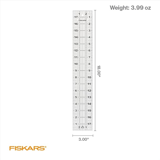 Fiskars Sewing Ruler, Sewing and Quilting Supplies, Arts and Craft Supplies - Image 6