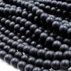 Zenkeeper 108 Pcs Matte Black Onyx Beads - Image 3