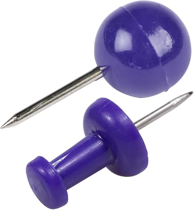 JAM PAPER Colorful Push Pins - Image 3