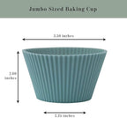 The Silicone Kitchen Reusable JUMBO Silicone Baking Cup, BPA Free, Dishwasher - Image 7