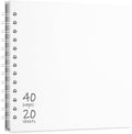 Vienrose DIY Scrapbook Album 8x8 Inch Hardcover Kraft Paper Scrap Book Photo by Vienrose