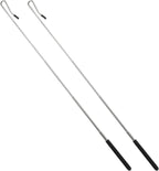 2 Pack Puppet Handles Arm Control Rod, 8-21 inch Extendable Metal Puppet Stick by Unknown