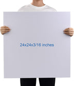 Foam Board 24 x 24 x 3/16", Foam Core Board Sheets, Acid Free Foamboard - Image 3