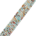 152pcs 4x2mm Natural Amazonite Heishi Disc Rondelle Spacer Stone Semi Precious - Image 2