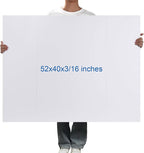 Foam Board Trifold 52 x 40 x 3/16", Large Foam Core Poster Board | 5 Pack - Image 3