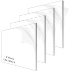 Clear Acrylic Sheet Plexiglass, 1/4" Thick Cast Acrylic Glass Sheet, Plexiglass by ADTDA