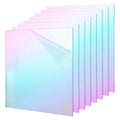 JMIATRY 8PCS Iridescent Acrylic Sheet 12x12IN, 3mm Thick, Plexiglass Panel | by JMIATRY
