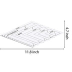 1 Pc Transparent Quilting Templates Ruler, 45 Degree Diamond DIY Tools - Image 2