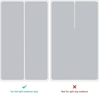 Split King Mattress Protector Pad Waterproof Quilted, Breathable & Cooling - Image 2