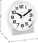 Tinload 4.3" No Ticking Analog Alarm Clock, Silent Readable - Image 3