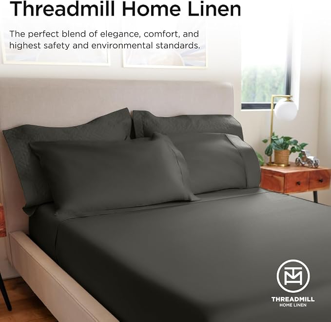Threadmill Luxury 800 Thread Count California King 100% Cotton Sheets - Image 8