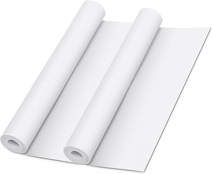 2-Pack White Eva Foam Cosplay Sheets roll, Premium eva Craft Foam 1mm Thick by MEARCOOH