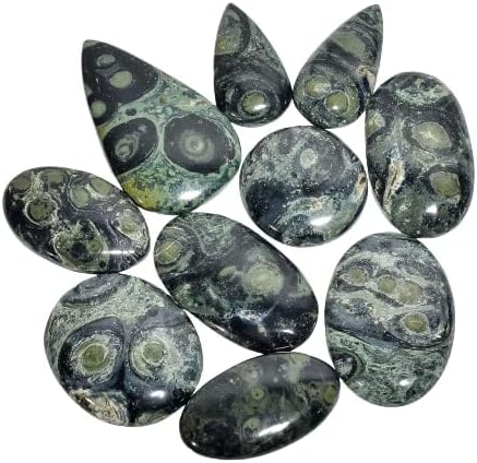 Natural Loose Gemstone 5 Piece Cabochons Lot Jewelry Making Loose Gemstone by Crysmona