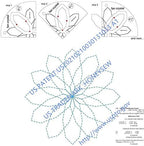 HONEYSEW Free Motion Quilting Template Sewing Ruler Templates - Image 2