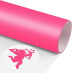 Puff Vinyl Heat Transfer Hot Pink by TransWonder