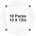 HTVRONT White HTV Heat Transfer Vinyl Bundle: 10 Pack 12"x12" Iron on Vinyl | by HTVRONT