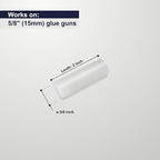 ASA Industrial Hot Glue Sticks 5/8" x 2" Clear High Temp – Stronger Hold - Image 2