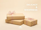 Vitalizart Rose Gold Ribbon Organza Sheer Ribbon 1 inch x 30Yd Handmade Fabric - Image 3