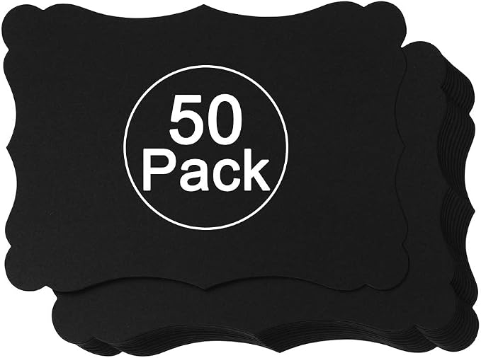 50 Pack Blank Kraft Greeting Cards, 5x7IN | Thick Cardstock Paper, by Homtable